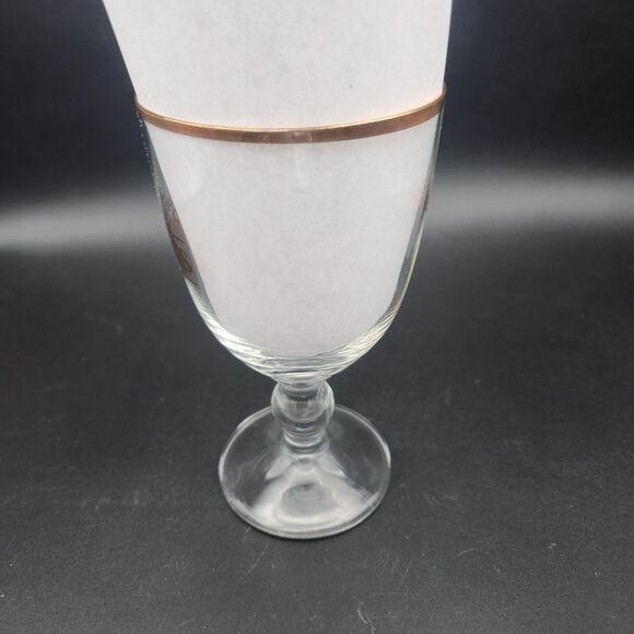 Gouden Carolus Beer Glass Gold Rim Germany German Ritzenhoff Glass 0,25L 0.25L - Picture 4 of 6